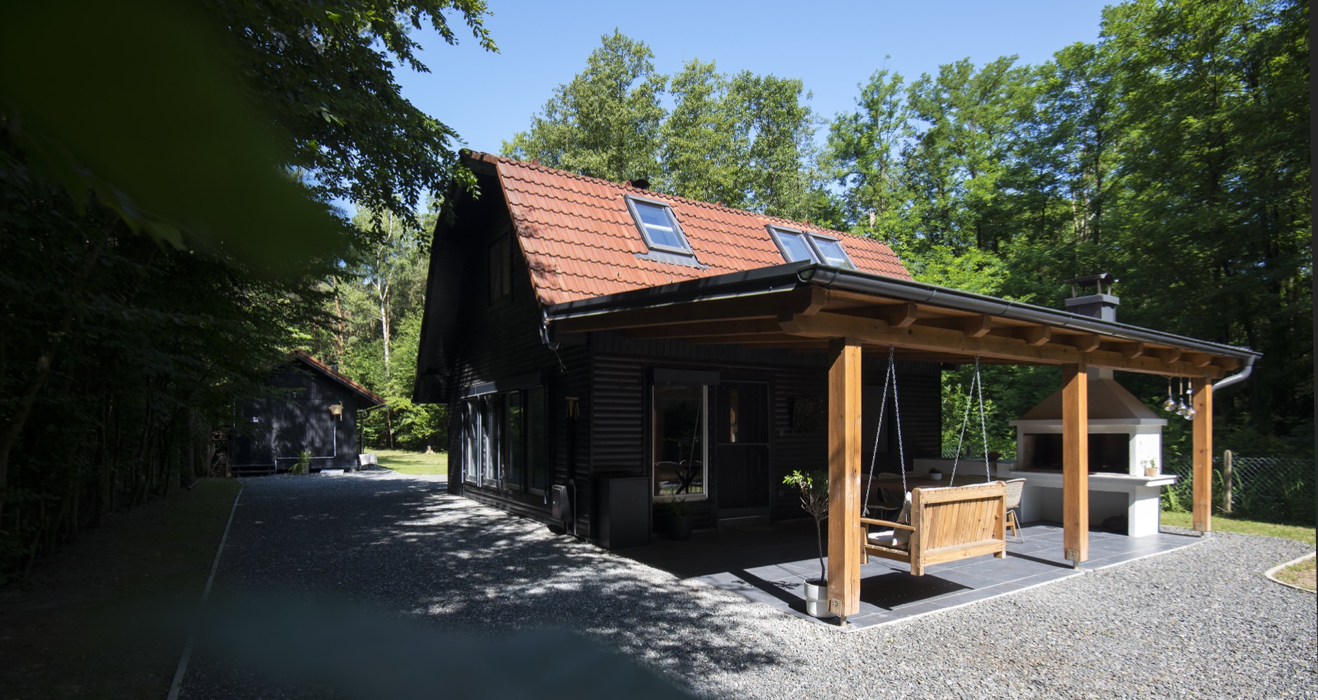 Nest cabin during day